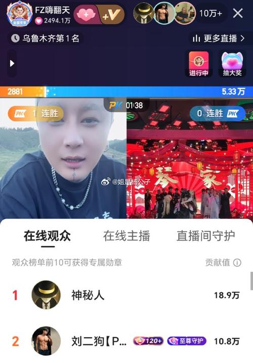 关于方丈抖音直播人气的信息