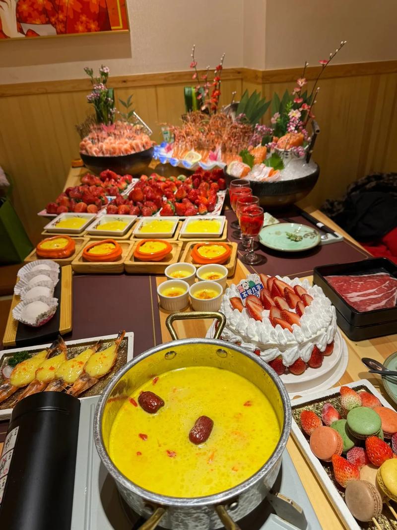 火爆抖音的日式自助火锅_日式料理自助餐