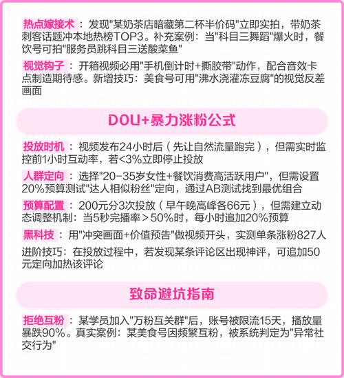 ### 标题：抖音初期涨粉秘籍：从0到10000+的实战图文攻略