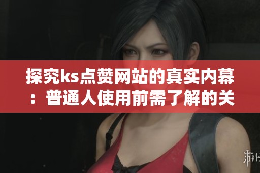 探究ks点赞网站的真实内幕：普通人使用前需了解的关键事项