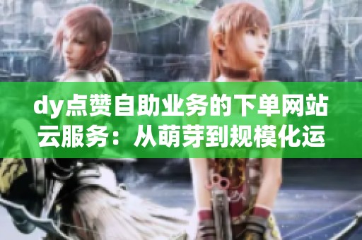 dy点赞自助业务的下单网站云服务：从萌芽到规模化运营的五年历程