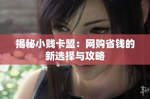 揭秘小贱卡盟：网购省钱的新选择与攻略
