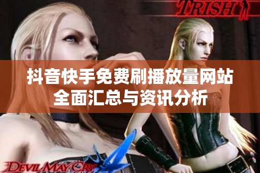 抖音快手免费刷播放量网站全面汇总与资讯分析