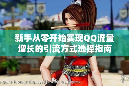 新手从零开始实现QQ流量增长的引流方式选择指南 新手从零开始实现QQ流量增长的引流方式选择指南