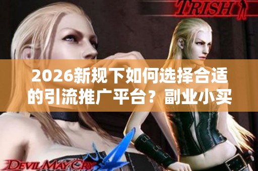 2026新规下如何选择合适的引流推广平台?副业小买卖必看指南 2026新规下如何选择合适的引流推广平台?副业小买卖必看指南