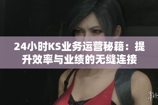 24小时KS业务运营秘籍:提升效率与业绩的无缝连接 24小时KS业务运营秘籍:提升效率与业绩的无缝连接
